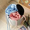 High-End Satin Neck Flower Korean Blogger's Same Stereo Flower Choker Choker Neck Rose Necklace Accessories
