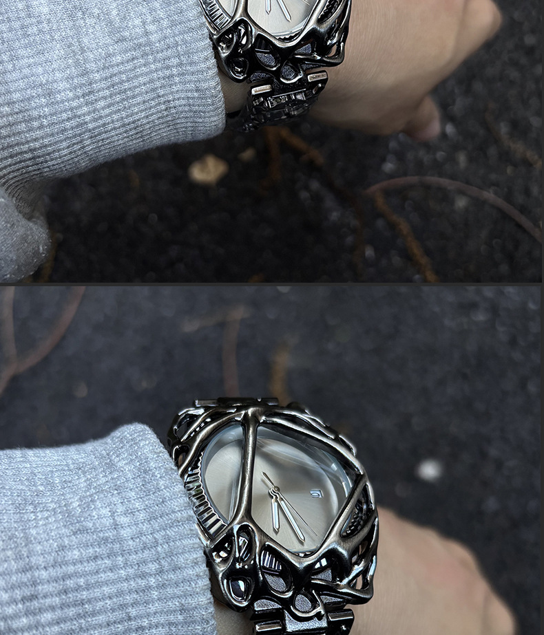 Millennium Y2K Watch Men's Spider Web Alabaster European and American High-End Waterproof Cross-Border Popular Men's Watch 63 O1CN01EYd7Td1PLRUHIybXP !!2218131131824 0 cib
