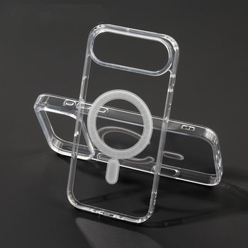Suitable for iPhone Apple 17Pro Acrylic Two-In-One Magnetic Magsafe Wireless Charging Anti-Fall Mobile Phone Case