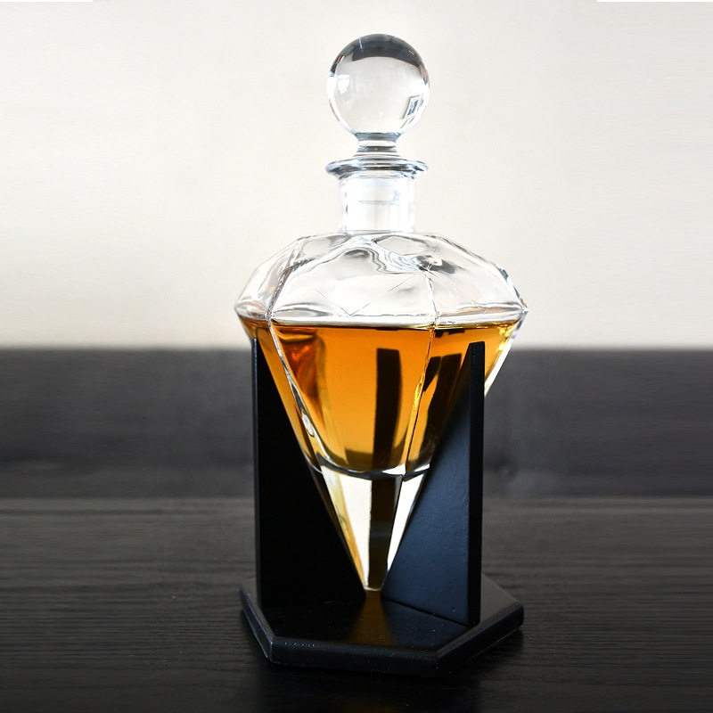 Amazon Cross-border Crystal Glass Whiskey Wine Bottle Wine Bottle Wine Bottle Wine Decanter Wine Bottle Wine Glass Wine Set