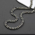 Smooth 10mm gold-wrapped cuban chain 55cm+5cm