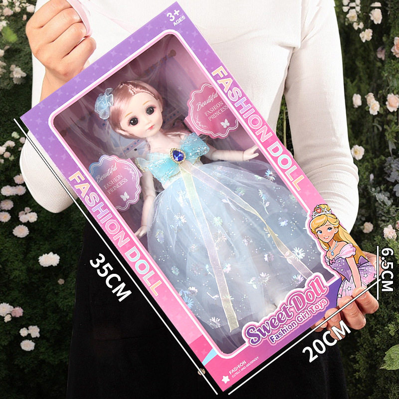 教培机构礼物盒装洋娃娃玩具女孩儿童玩具礼盒套装换装公主娃娃