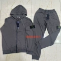 Set zipper style dark gray