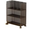 Small Bookshelf Beside the Desk Storage Rack under the Desk Movable Wheels Floor Desk Side Cart Book Storage Bookcase