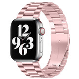 Подходит для часов Apple Watch7/6 с металлическим ремешком из нержавеющей стали с тремя бусинами, цепочка Apple watch 3/4/5 поколения