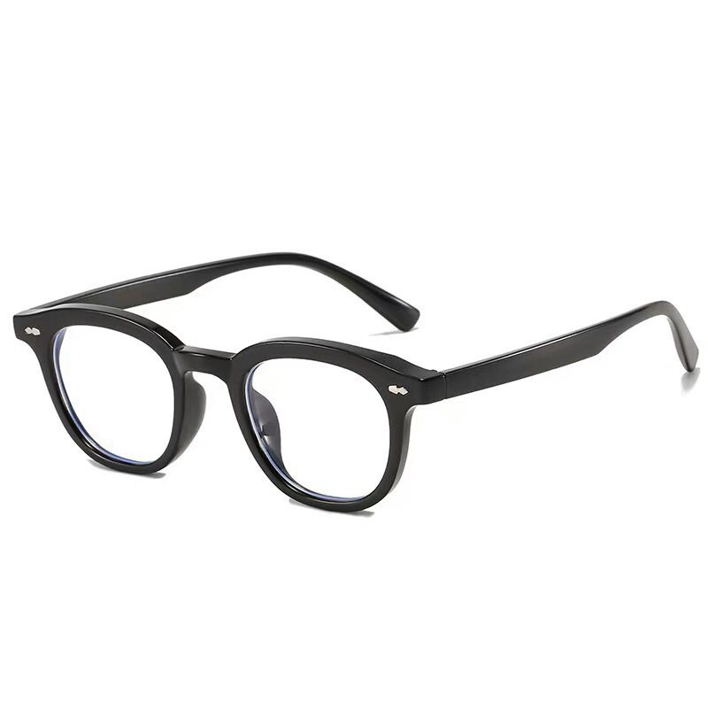 2022 black frame anti-blue light glasses plain glasses small red book retro myopia glasses frame men and women anti-radiation glasses frame