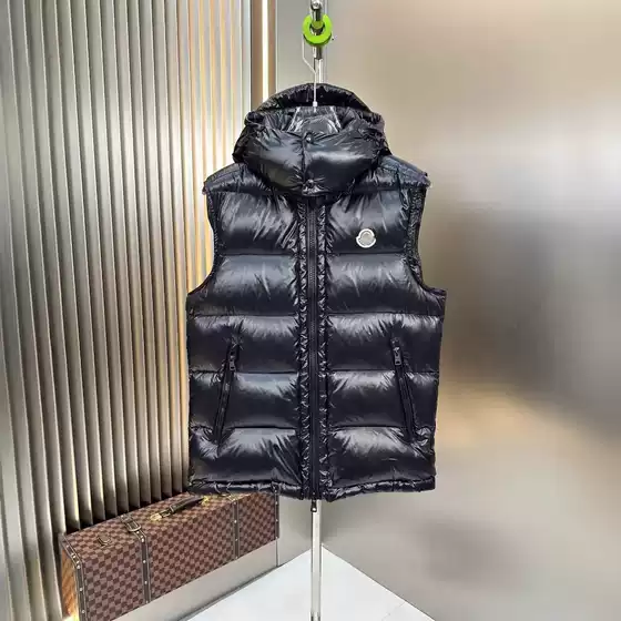 Down Vest Cross-Border Original Single Mengjia 24Fw down Vest White Duck down Jacket Men and Women Same Style Hooded Vest