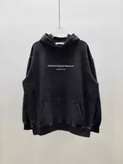 Niche Adw European Cotton David Thick Couple Loose Hooded Sweatshirt Jacket Trendy Autumn and Winter Sports Sweatshirt