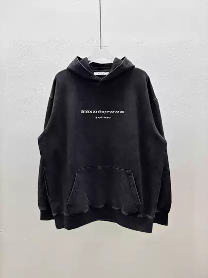Niche Adw European Cotton David Thick Couple Loose Hooded Sweatshirt Jacket Trendy Autumn and Winter Sports Sweatshirt