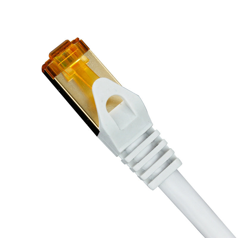 厂家批发万兆8类电脑网线 cat8万兆成品网络跳线八类屏蔽高速网线