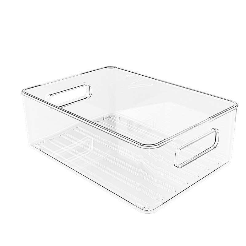 Acrylic Storage Box to Organize Desktop Transparent Storage Basket Cosmetics and Skin Care Products Dressing Table Plastic Sundry Box