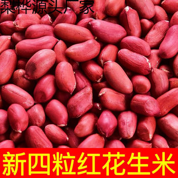 Red-Skinned Peanuts 2022 New 2.5kg Unshelled Original Raw Peanuts Fresh Four Small Peanuts 100g Wholesale