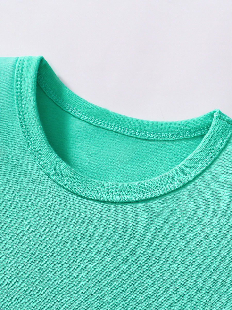 New Kids' Summer Cartoon Short-Sleeve T-Shirt, Cute Cotton Tee