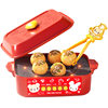 Children's Play Kitchen Hot Pot Toy Simulation Food Barbecue Cooking Chicele Children's Day Gift Boys and Girls