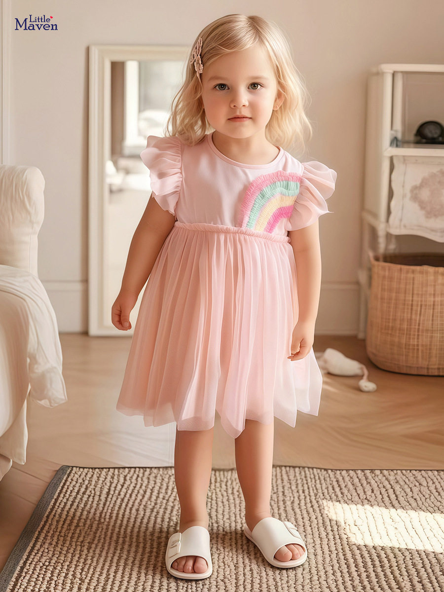 Custom-made Girls' Dress, Summer Tulle Baby Skirt, Kids' Princess Dress