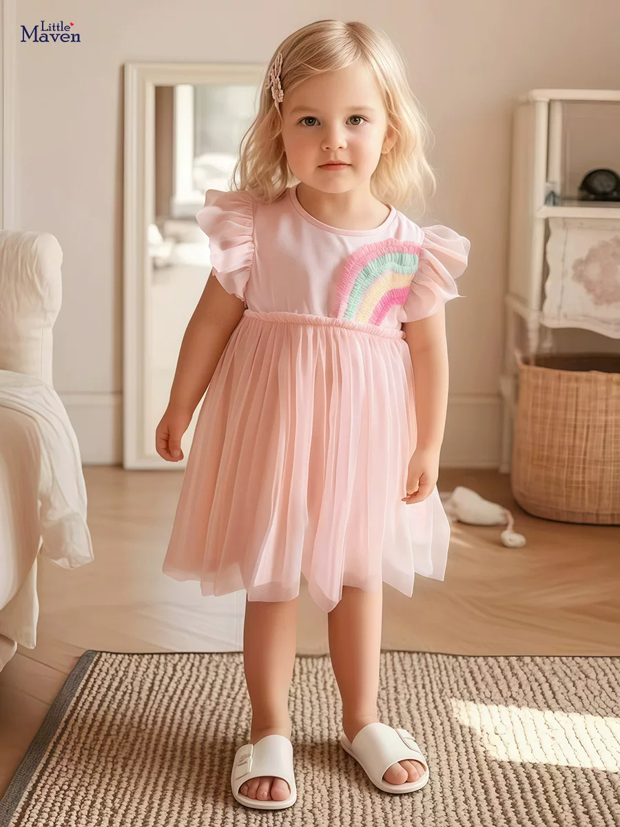 Custom-made Girls' Dress, Summer Tulle Baby Skirt, Kids' Princess Dress
