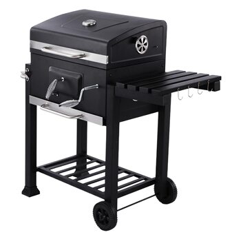 Outdoor Courtyard Large American-Style Charcoal Barbecue Grill Garden Stove Square Stove Bbq Large Square Stove Outdoor Barbecue Grill
