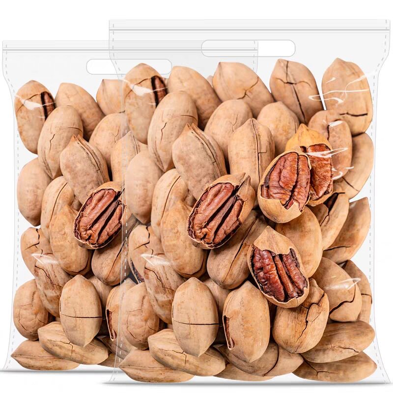 New Large Grain Creamy Pecan 500g American Pecan Snack Nut Specialty Roasted Seeds and Nuts Longevity Fruit