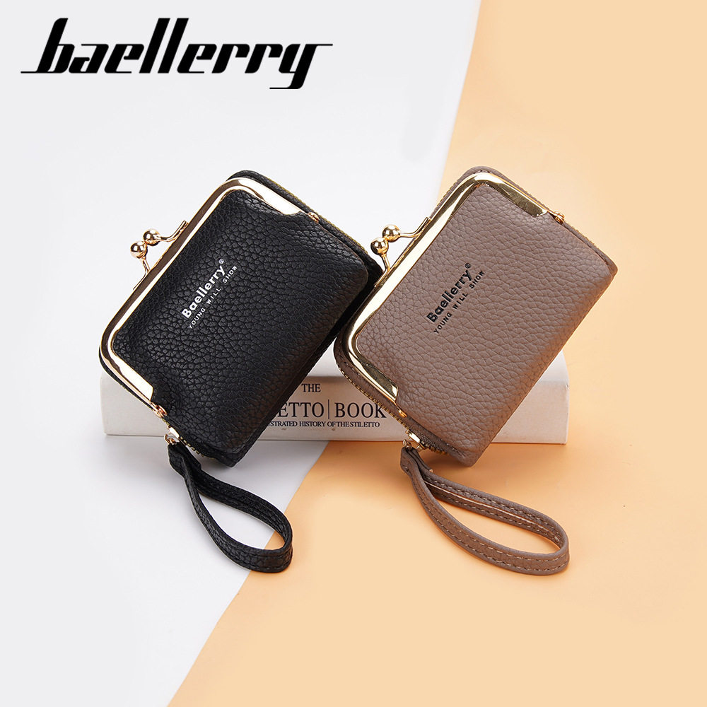 Baellerry новый женский кошелек для монет корейской версии с рисунком личи на молнии, органайзер для карт, ID сумка мини оптом Изображение 1