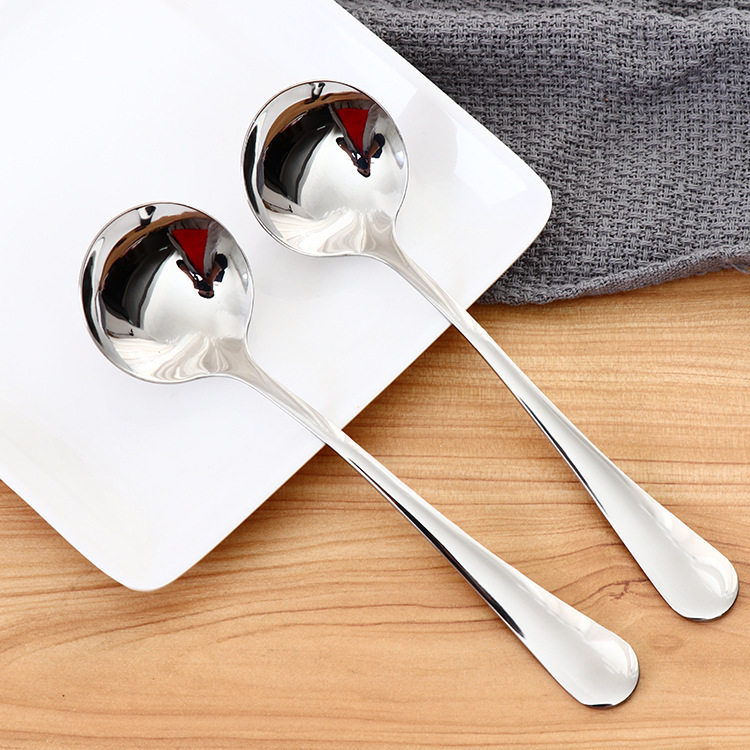 Stainless steel spoon cutlery knife and fork spoon long handle coffee spoon children's soup spoon home gift