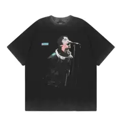 British REPRESENT Collection Eagle Doberman Dog Pattern Printed Hip-hop Crewneck Short-sleeved T-shirt Beautiful Fashion Couple