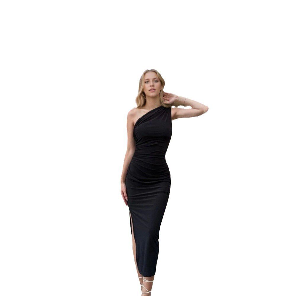 Elegant Off Shoulder Maxi Dress High Quality Fabric Sophisticated Design Spring Summer Collection Perfect for Parties