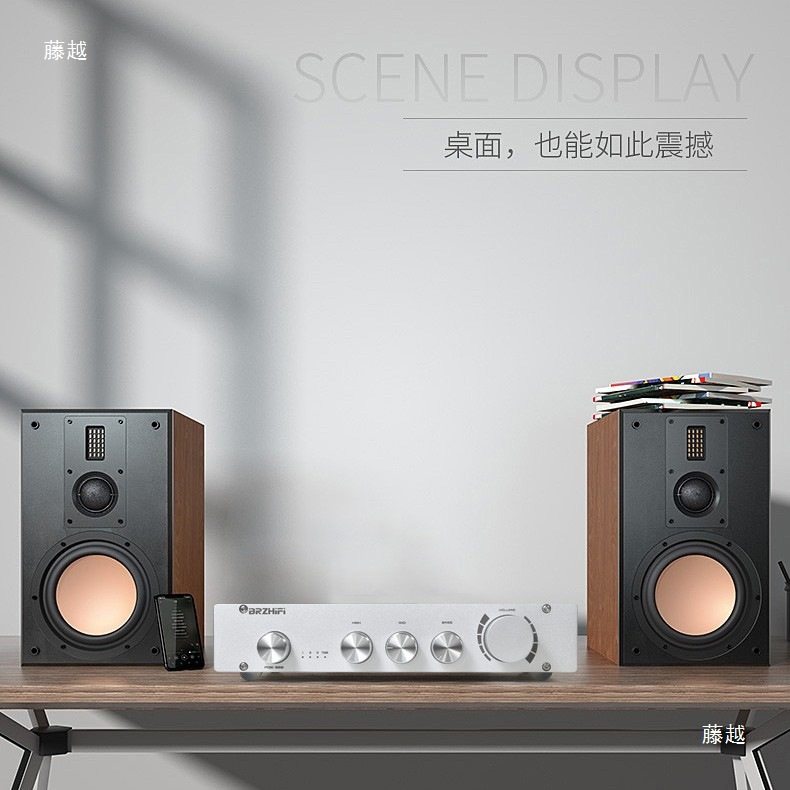 Brzhifi Pure Class a 2.0/2.1 Channel Tone Pre-Amplifier Hifi Fever Amplifier Bluetooth 5.0