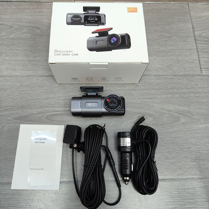 Cross-border 4K dual-lens driving recorder HD ultra-wide angle night vision WiFi front and rear dual recording GPS vehicle recording