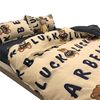 Thickened Washed Cotton Four-piece Set Cream Wind Quilt Cover Bed Sheet Dormitory Bed Three-piece Set Small Fresh Bed Four-piece Set