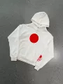 Red Dot Hoodie/White