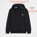 Zipper black white label