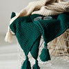 Nordic Tassel Knitted Blanket Wool Ball Blanket Office Air Conditioning Lunch Break Blanket Cover Blanket Sofa Casual Blanket Cotton Blanket