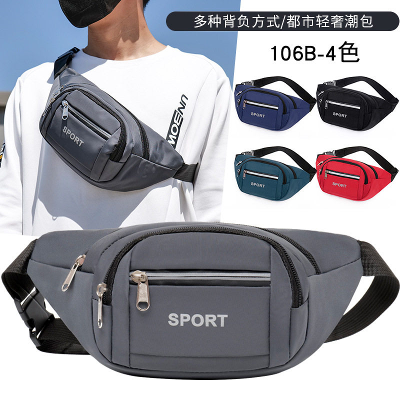 Wholesale New Style Oxford Cloth Wear-Resistant Waist Bag for Construction Site Work, Large Capacity Phone Bag for Business Cashiers