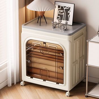 Household Multifunctional Folding Storage Box Clothing Quilt Storage Box Toy Storage Box Flip-Top Snack Storage Cabinet