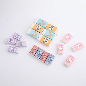 Manufacturer Customized Oem Odm Square Cartoon Combination Rubber with Various Styles Customized with Pictures and Printable Logo Wholesale