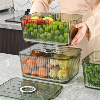 Refrigerator storage box food grade kitchen vegetable and fruit crisper frozen special dumpling egg storage box