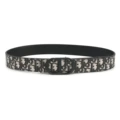 2 black buckle black belt