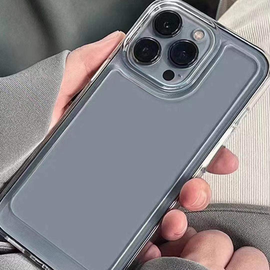 Suitable for Apple 17 Mobile Phone Case, Space Case, High Transparency Crystal iPhone 16 Promax Transparent 12 All-Inclusive Thick Anti-Fall