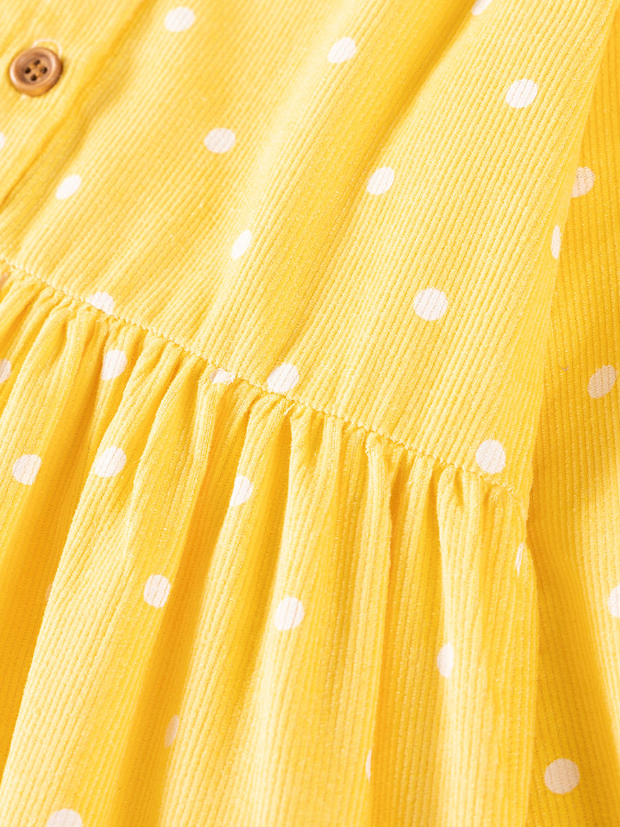 New Kids' Dress, Autumn Girls' Dress, Cute Corduroy Kids' Dress