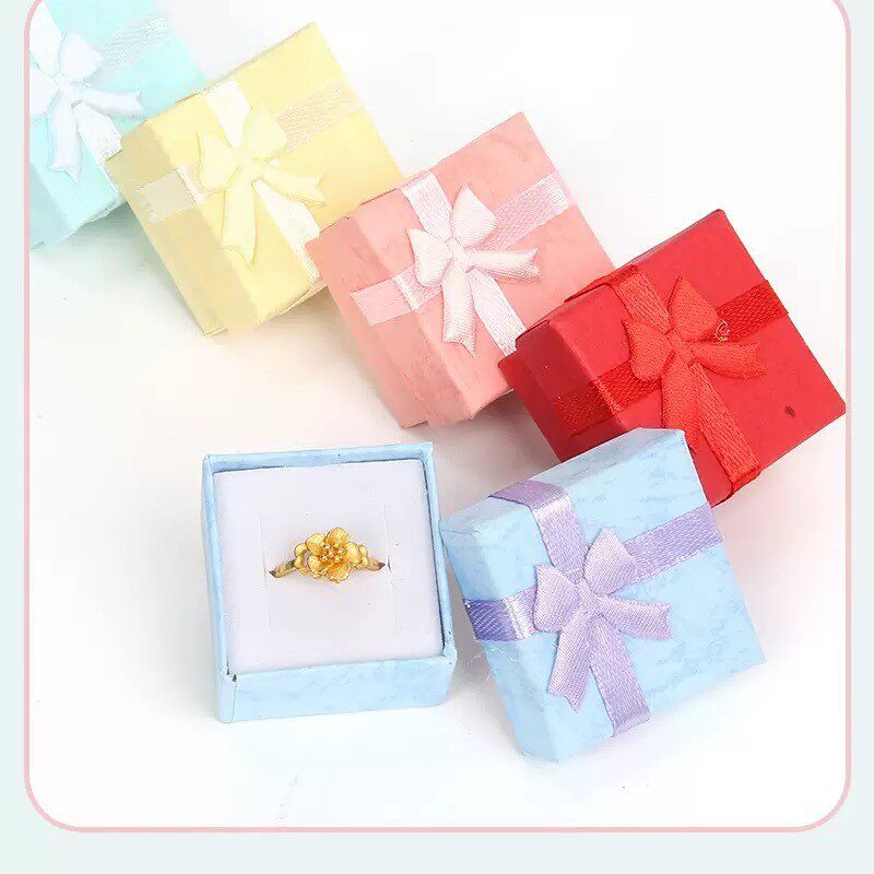 4*4 Cloud Sky Cover Box Jewelry Ring Box Earring Small Gift Box Manufacturer Wholesale Jewelry Box Jewelry Packaging Box