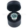 Factory in stock PU leather cylindrical single zipper watch box portable compact anti-drop mechanical watch box