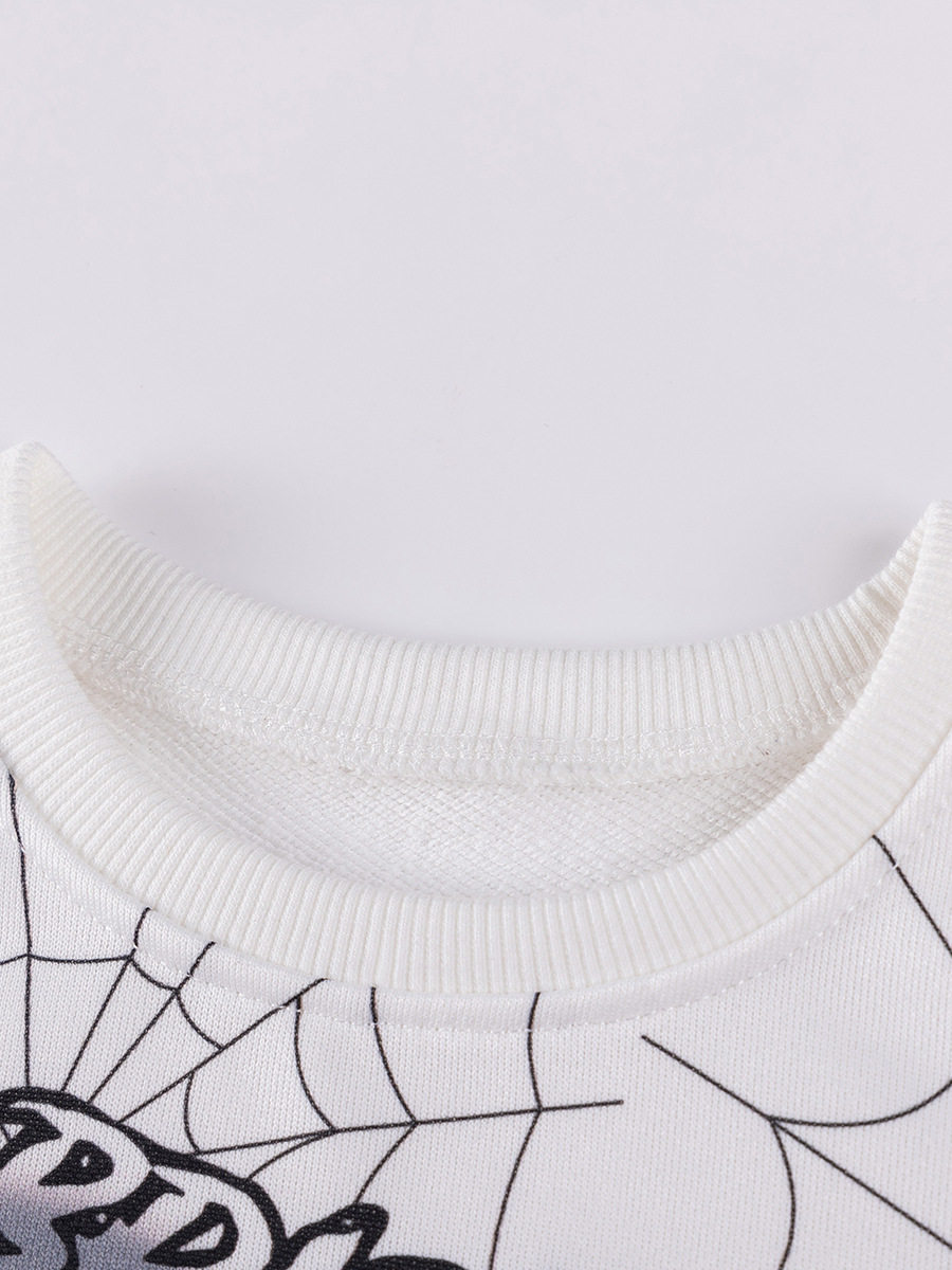 Ensemble garçon manche longue automne, tenue enfant mode, tenue araignée stylée