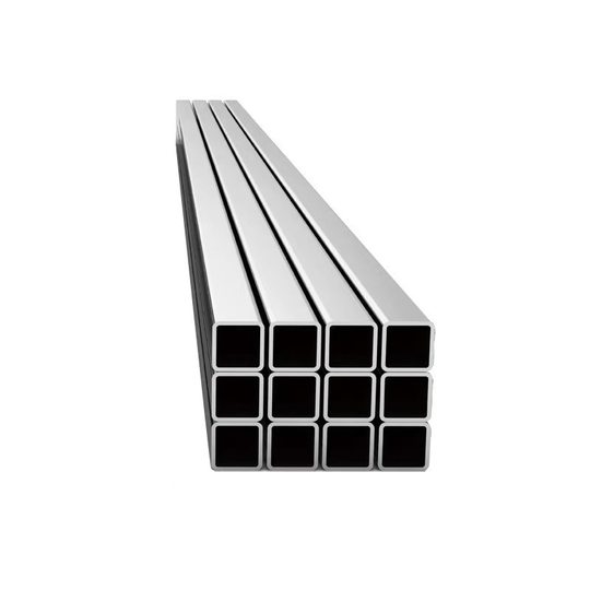 Foshan 316 Stainless Steel Square Tube Manufacturer Mirror Brushed Rectangular Decorative Product Tube Square Pass 304 Stainless Steel Flat Tube