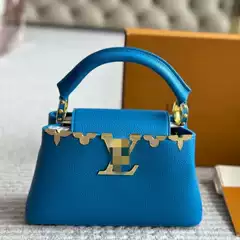 Cross-Border New Model Cap Lady Bag Genuine Leather Handbag Single Shoulder Crossbody Handbag Women's Fashion Handbag Killer Bag