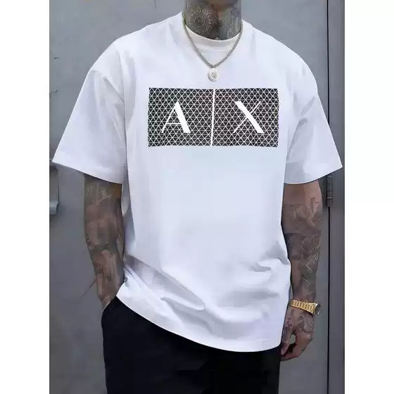 T-Shirt European Size Lwphhidre Cross-Border Omangleicgeitgrtr Cotton Dctgraicaxeolb Straight Cut