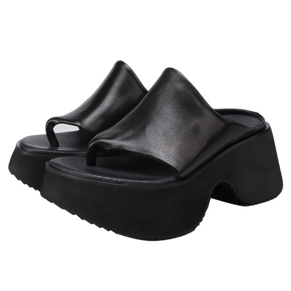 dép sandal nữ xỏ ngón đế bệt