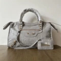 Gold nail - medium light grey - ready to ship today