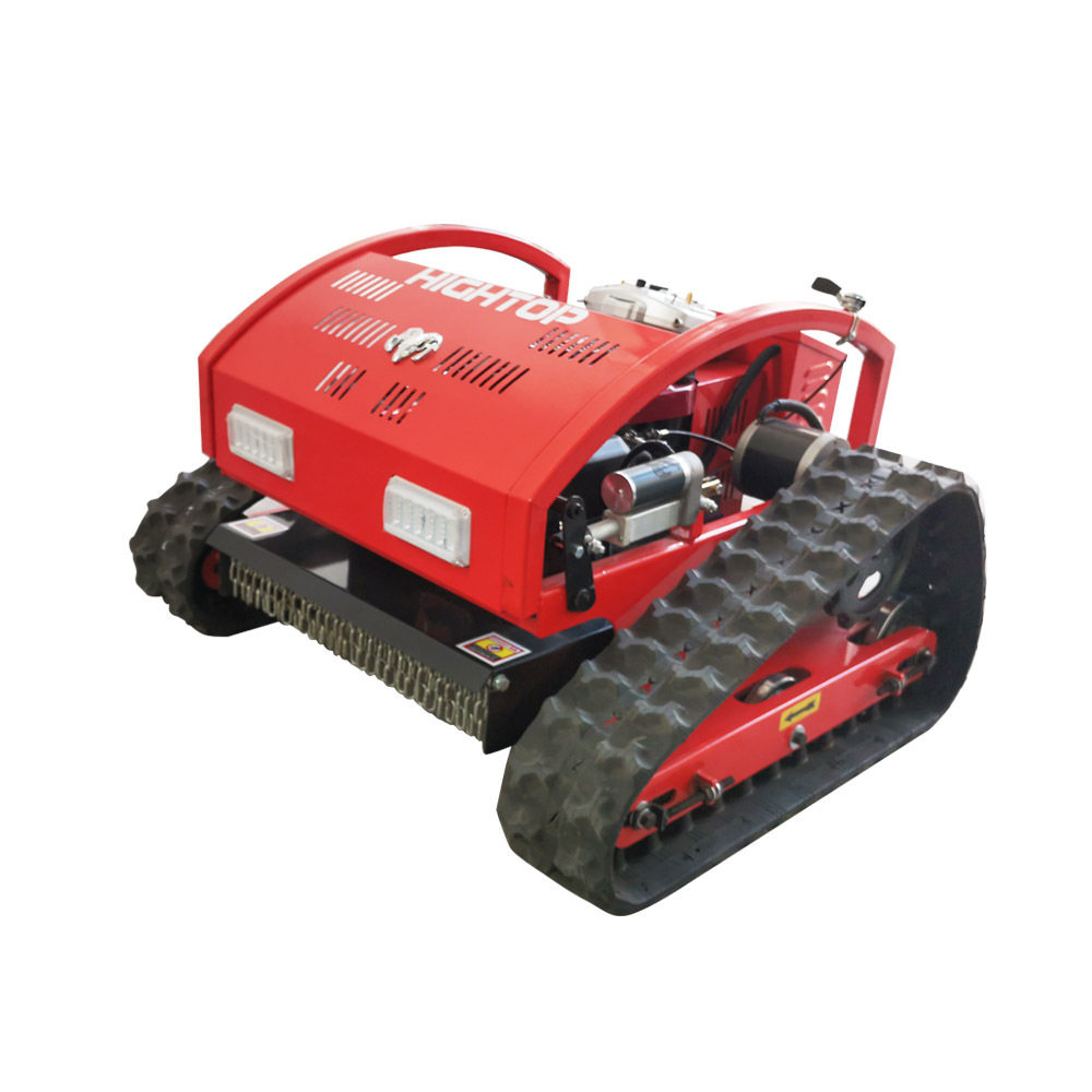 Oil-electric dual-purpose crawler mower orchard farm garden mowing lawn mower remote control climbing lawn mower
