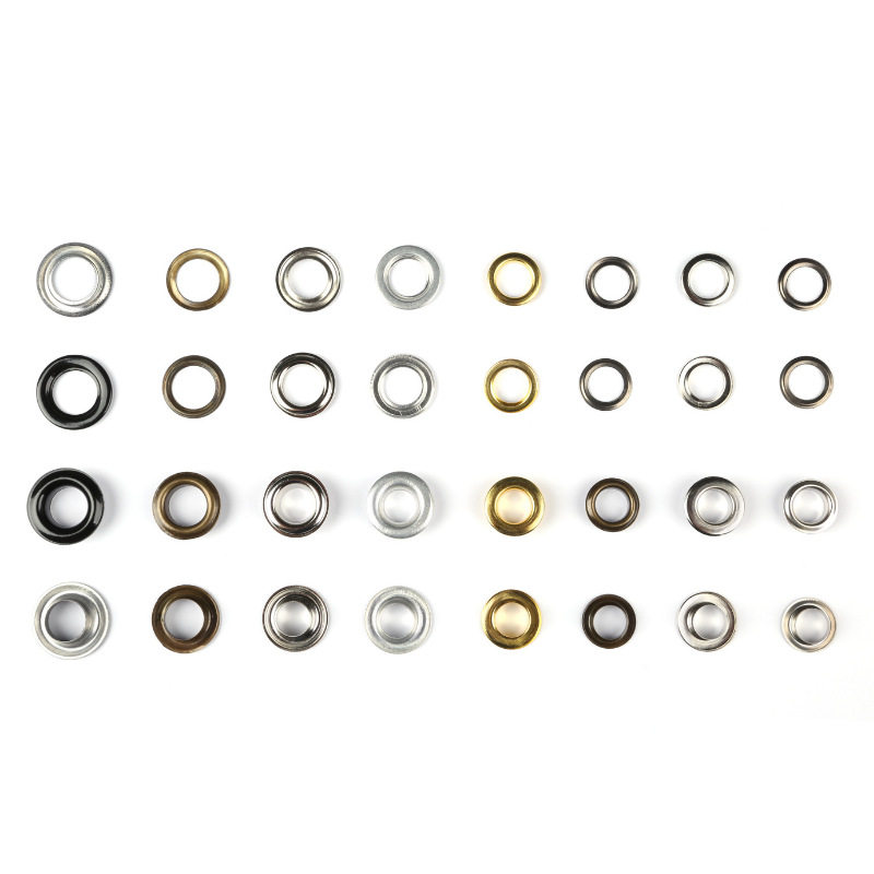 Factory Direct Supply Metal Eyelet Button with Claw Tent Double-Sided Buttonhole Ready-Made Stainless Steel Eyelet Metal Button