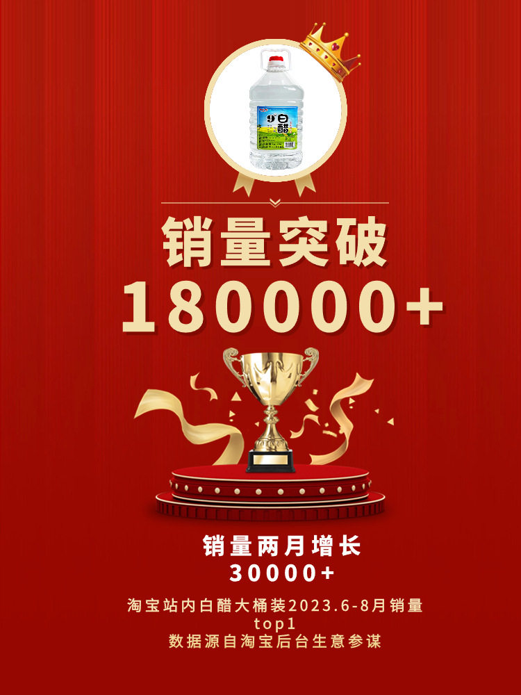 9-Degree White Vinegar Large Barrel for Commercial and Household Use, Free Shipping, Edible Descaling, Face Washing, Foot Soaking, Cleaning, Multifunctional, Damage Compensation